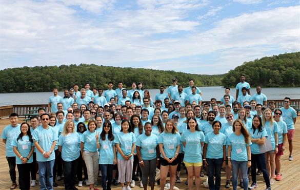 More than 120 students and faculty members took part in the research retreat, which aimed to encourage departmental collaboration and community.