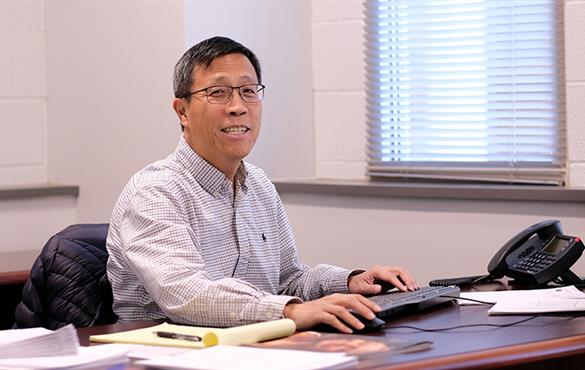 Associate Professor Haiyan Cai was appointed as the new associate dean of joint engineering. (Photo by August Jennewein)