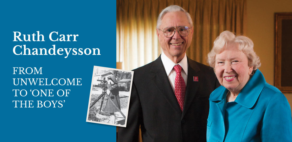 Ruth Carr Chandeysson and her husband, Paul Chandeysson, MD. Photo by John Boal